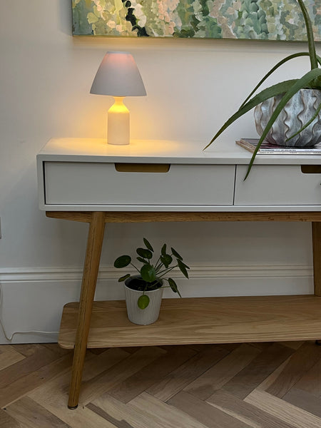 console table plants