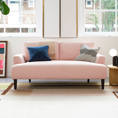Model 05 sofa in blush pink