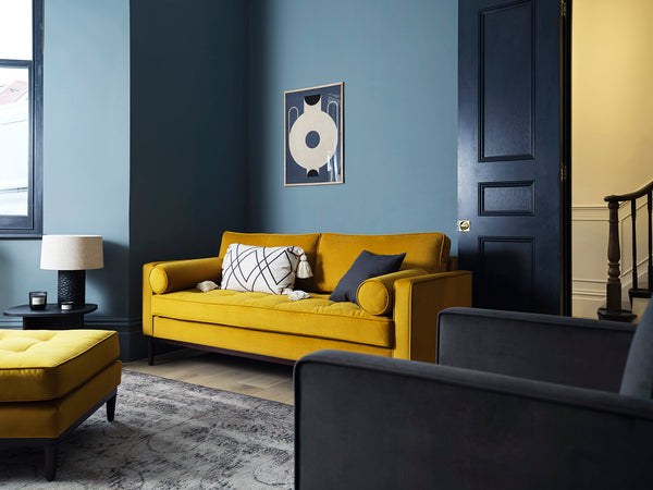 How To Style Your Home With A Mustard Sofa