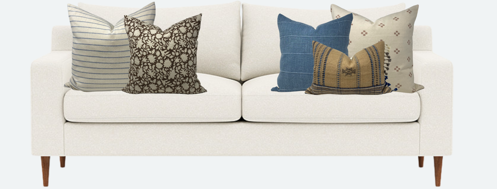 5 Pillow Combinations for a Dark Grey Couch – EVERAND