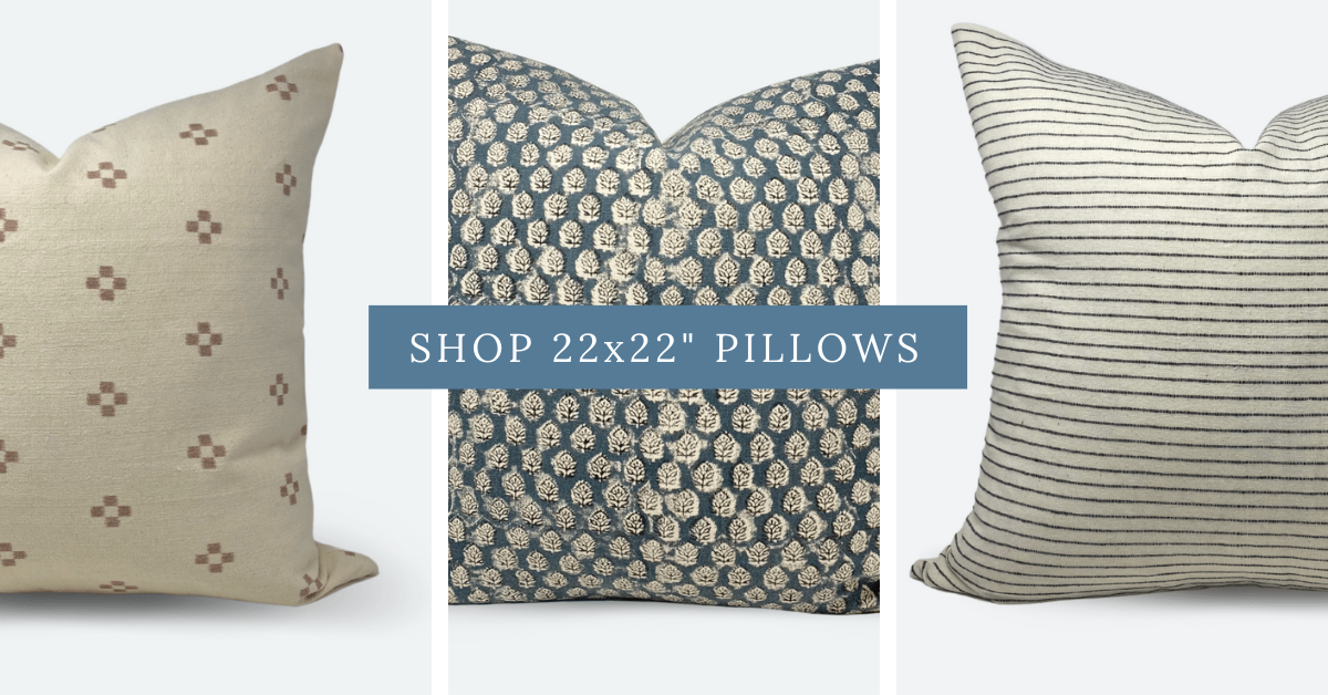 shop 22x22" Everand square throw pillows