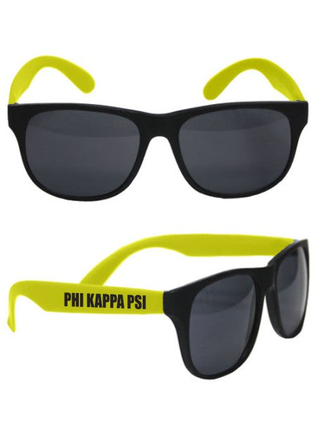 binair Superioriteit Giotto Dibondon Pi Kappa Phi Neon Sunglasses — GreekU