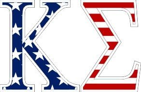 kappa sigma american flag letters