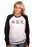 Phi Beta Chi Long Sleeve Baseball Shirt with Sewn-On Letters