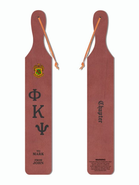 kappa alpha psi paddle