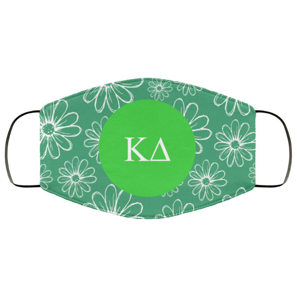 Kappa Delta Daises Face Mask — Greeku