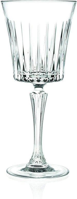 6x 210ml Crystal Champagne Glasses