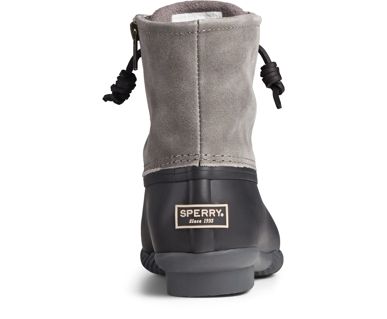 saltwater duck boots grey