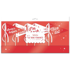 Elf Mini Felt Pennant Flags - RJ Home / Rose & June