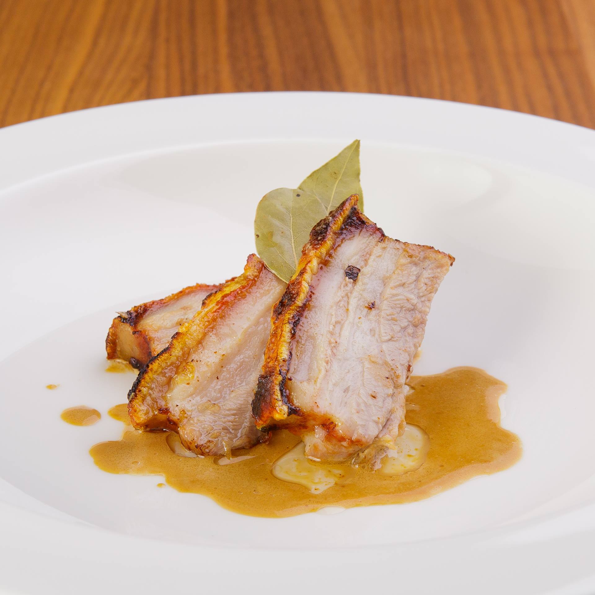 Ribbestek  - Swedish Roast Pork & Crackling With Liquorice & Bay Leaves