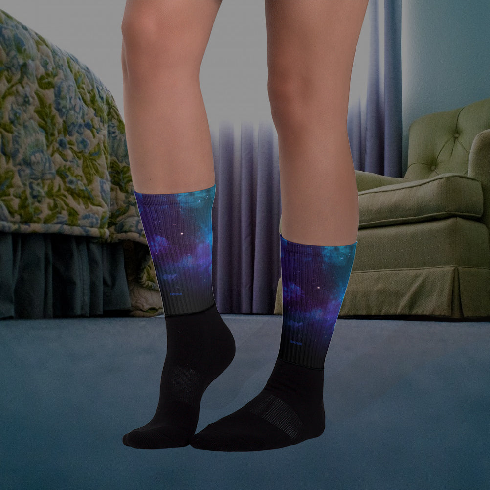 Cushioned Deep Space Ribbed Napping Socks – iDoser Merch