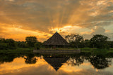 Sri Lanka hut lake