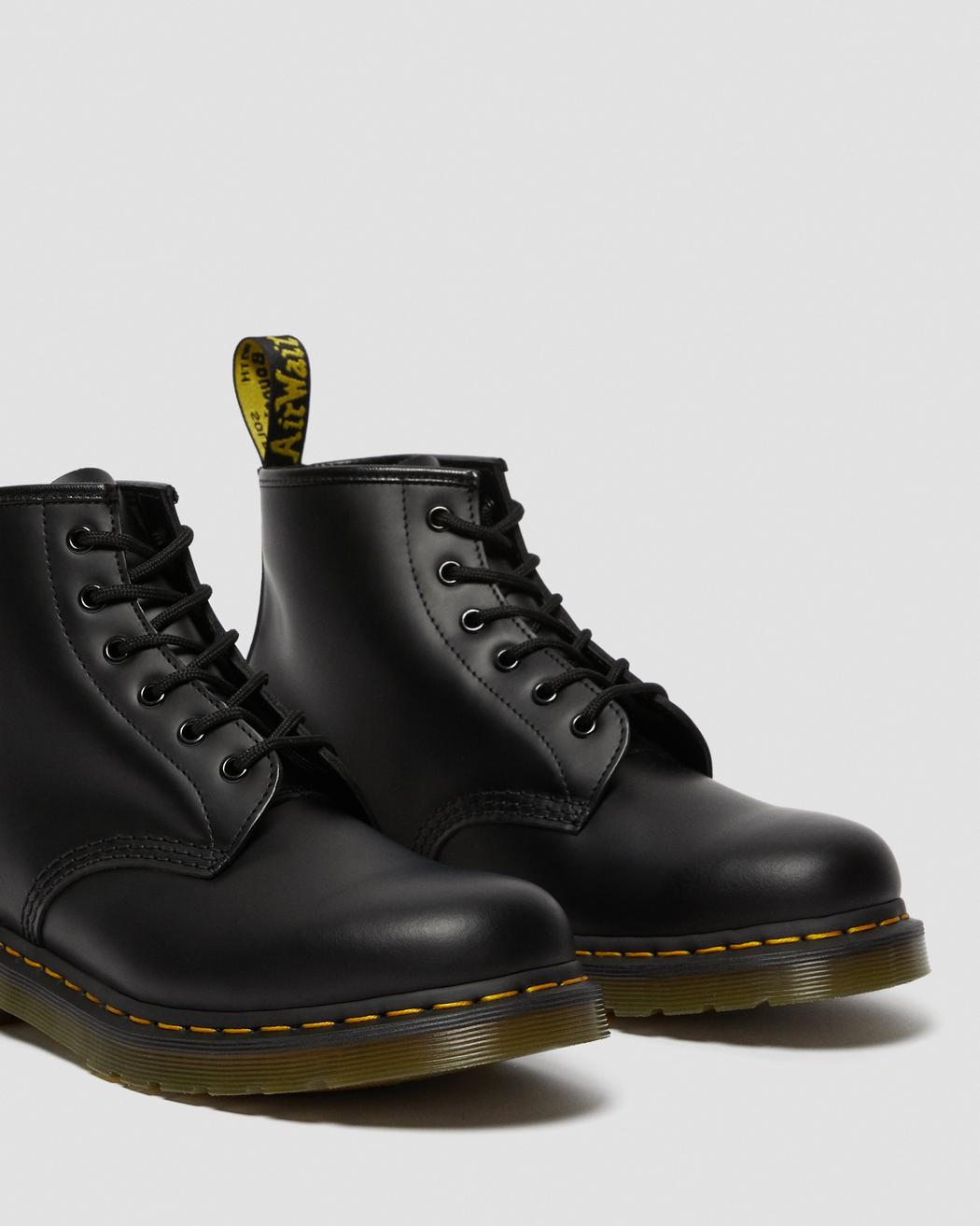 black smooth doc martens