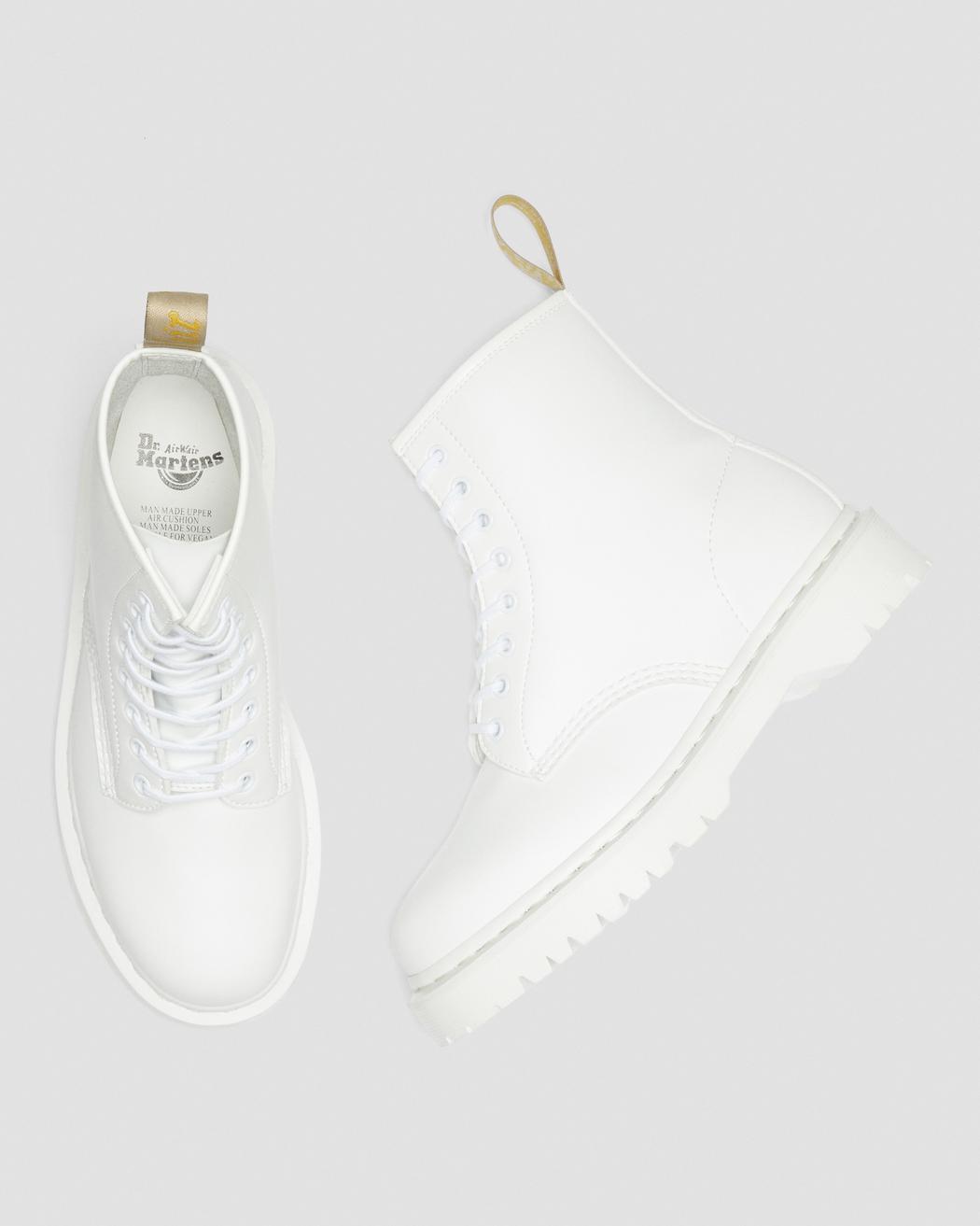 white mono dr martens