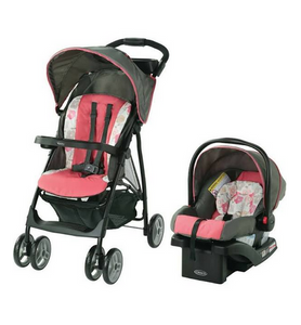 graco travel system red