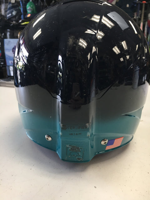 teal batting helmet