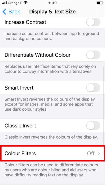 Invert Your Phone's Colors For Easier Night Reading