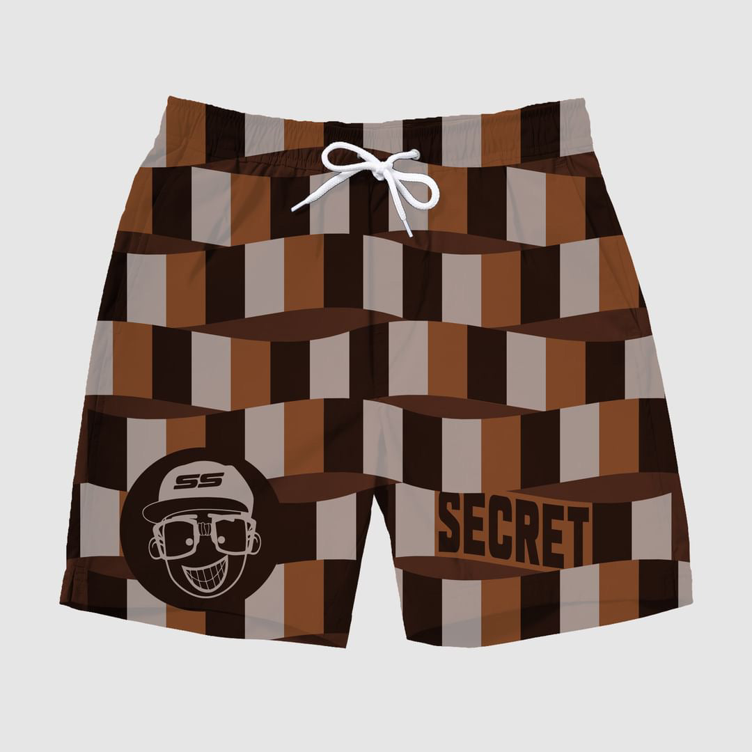 Checkerboard Mesh Shorts