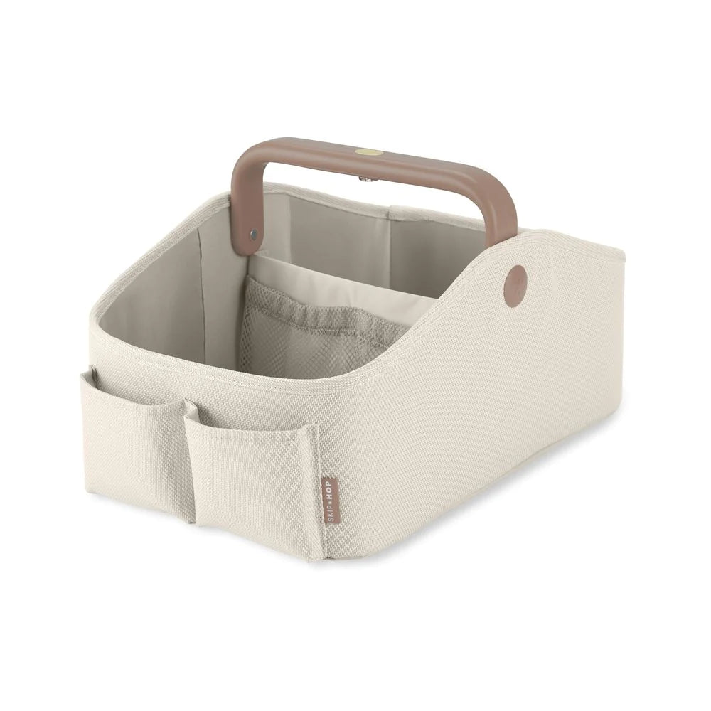 Skip Hop Nursery Style Light Up Nappy Caddy - Oat