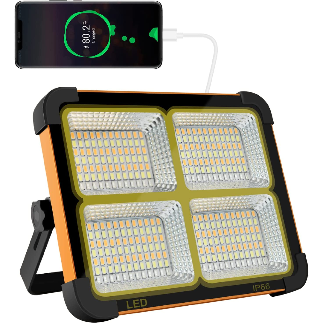 Portable Led Work Solar Light 100W 16500mAh 10000 LM II كشاف شحن