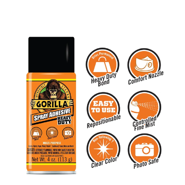 Gorilla Glue Spray Adhesive 4oz