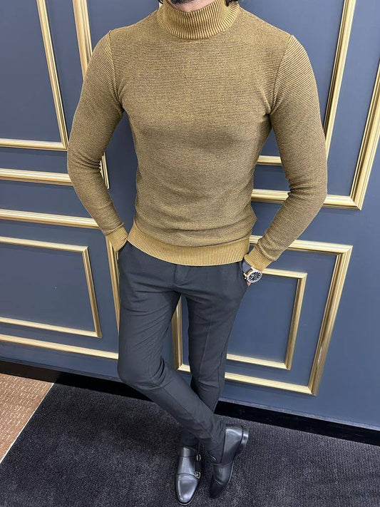 Cardiff Camel Turtleneck