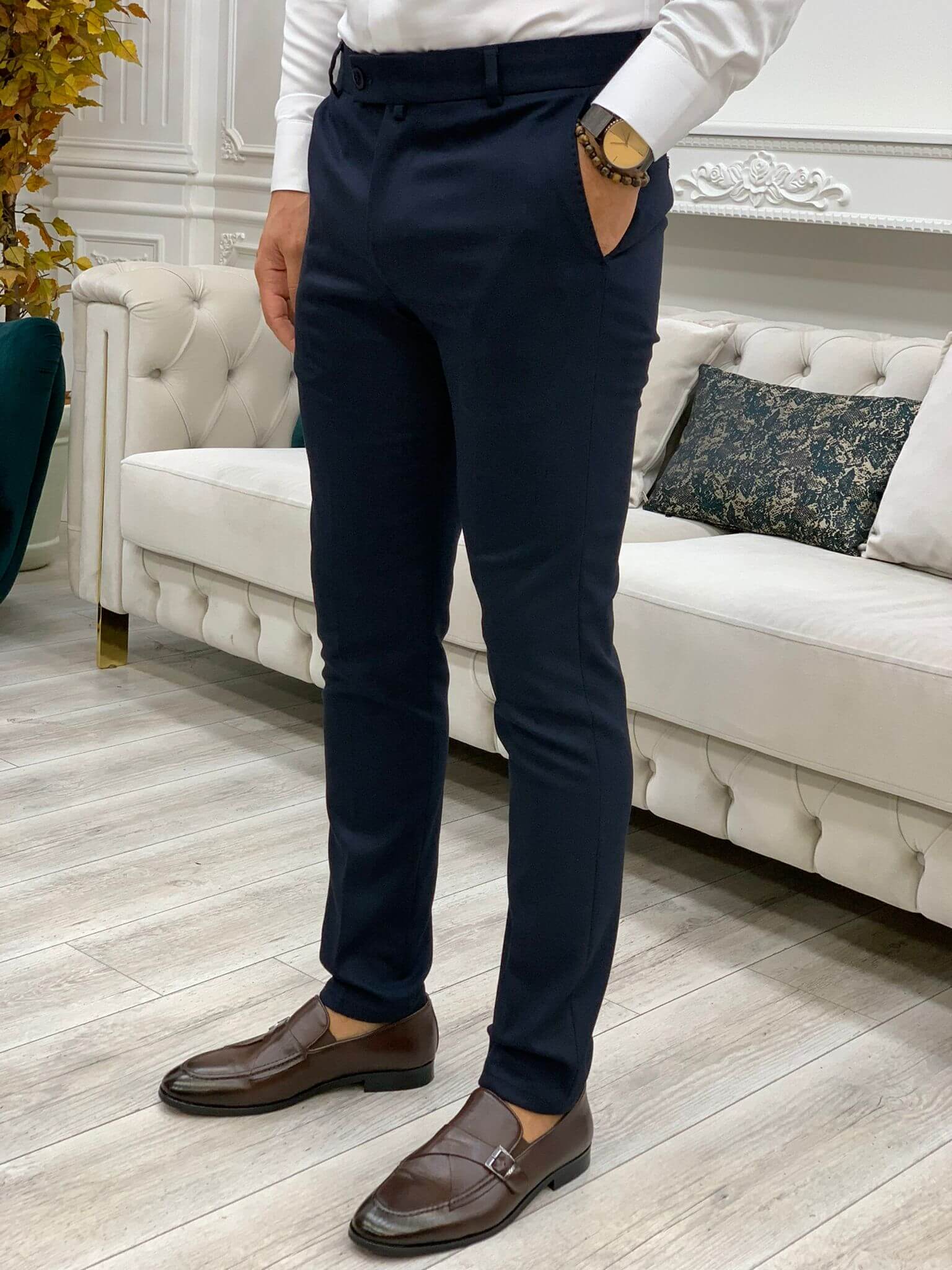 Lion Deluxe Uniform Trousers - 7.5 oz Poly/Cotton - Navy — SeaWestern