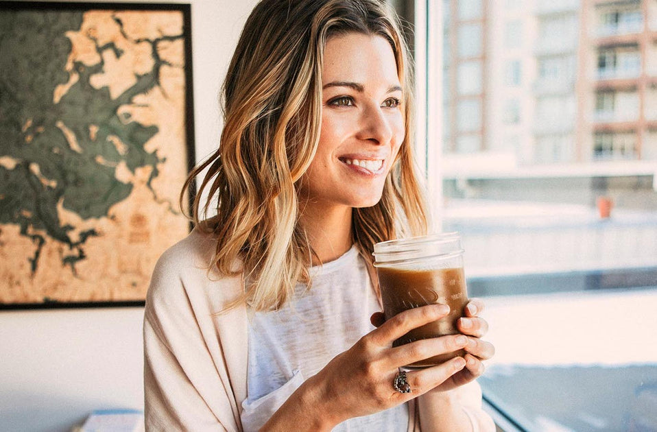 Iced Keto Americano with Cold Brew Coffee and MCTs