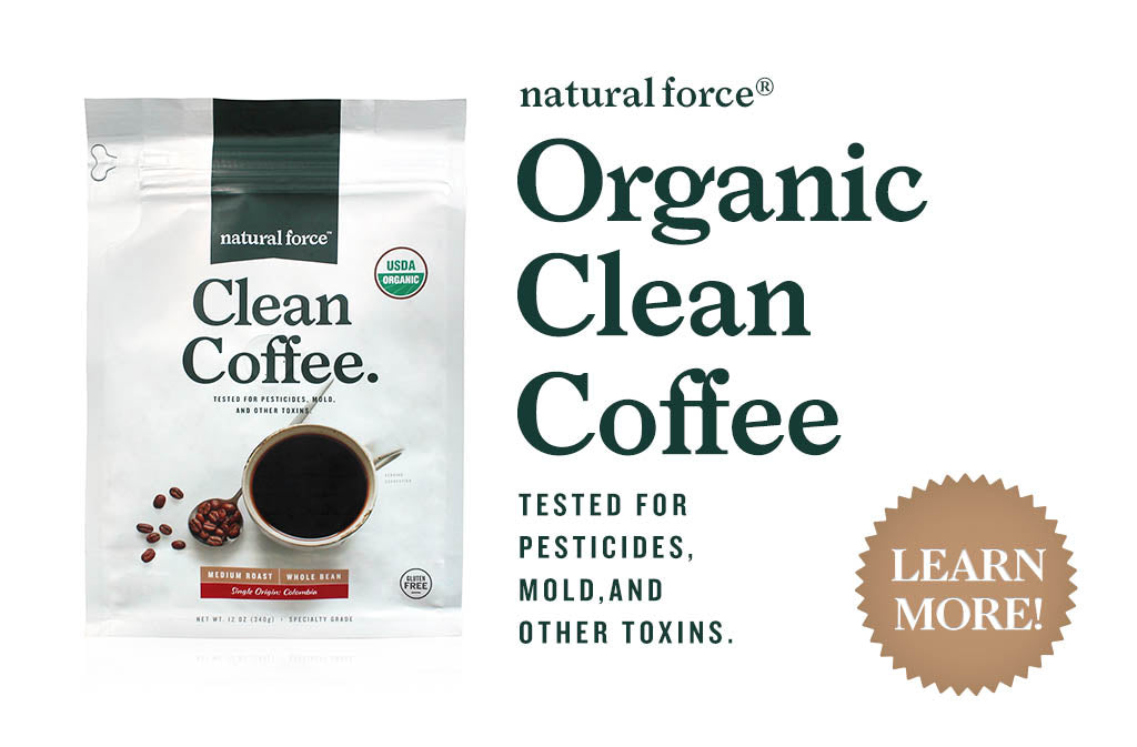 clean coffee product page