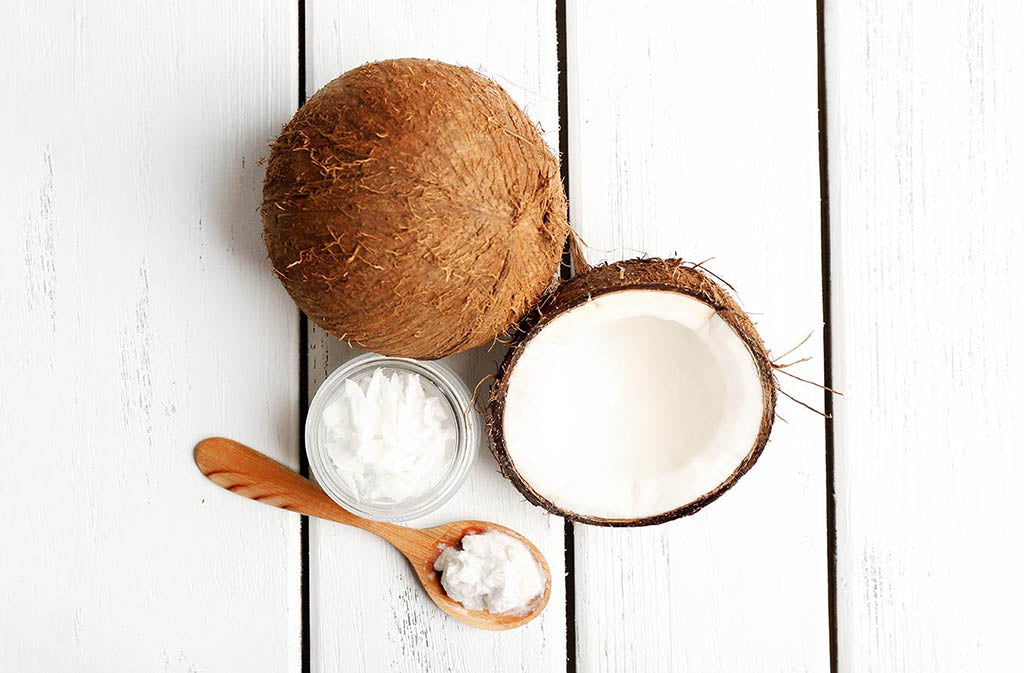 coconuts and coconut oil containing c8 c10 and c12 mcts 