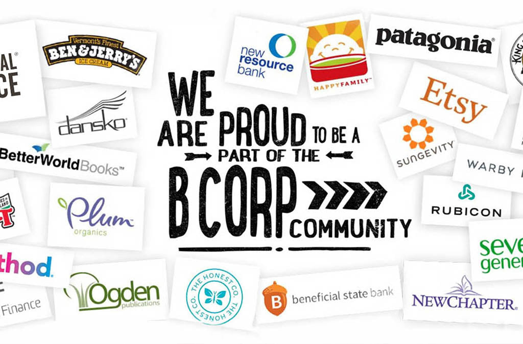 we are proud to be a part of the b corp community banner