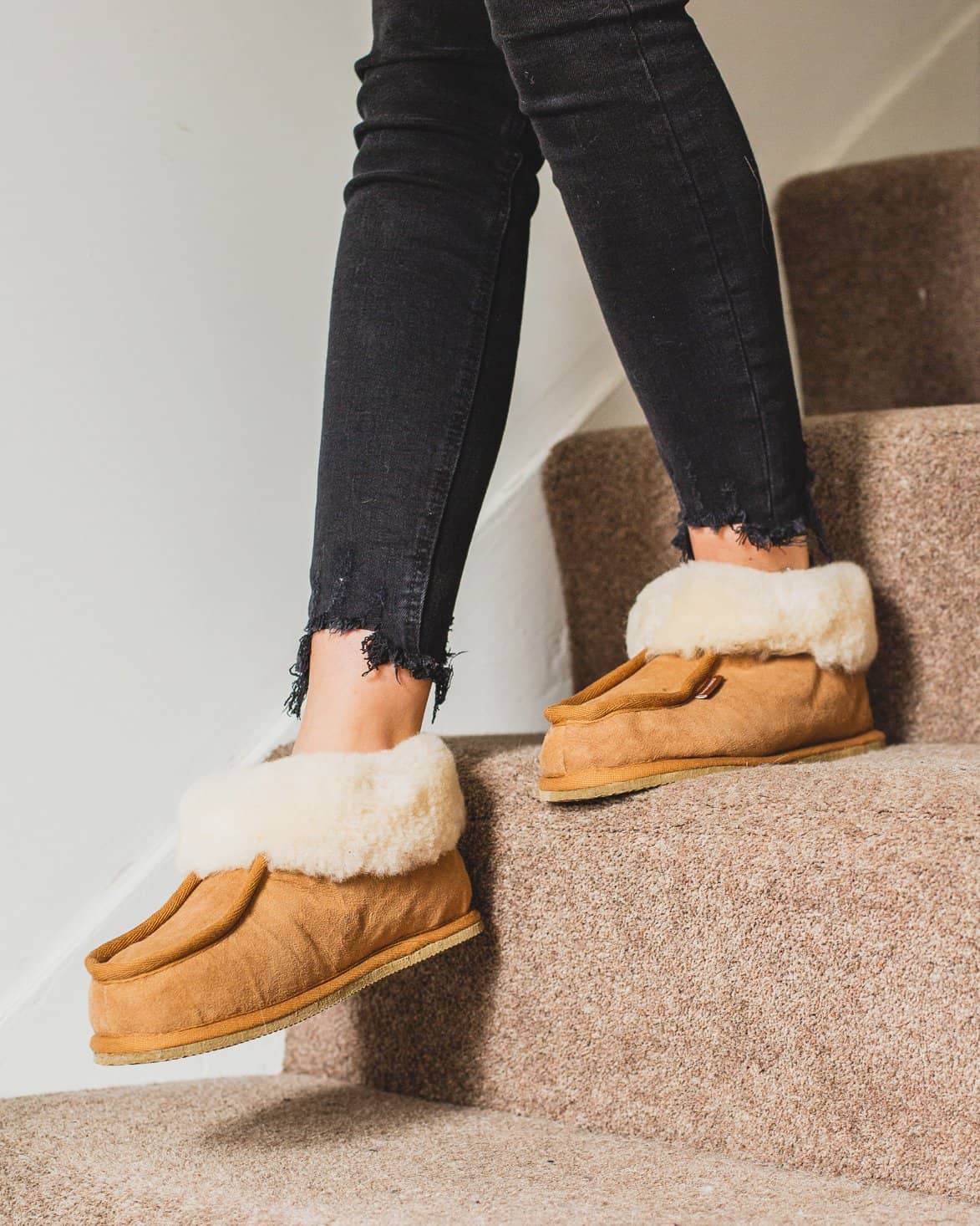 ladies sheepskin slippers sale