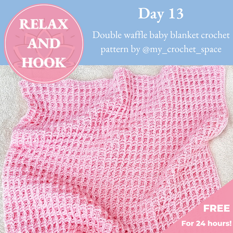 Classic baby blanket crochet pattern