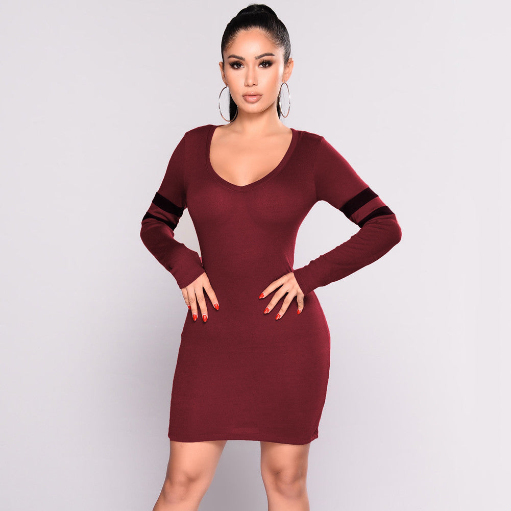 slim fit one piece dress