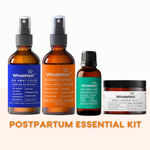 WholeNest Postpartum Kit - is a line of all-natural postpartum products based on the mind-body connection and its natural healing abilities.