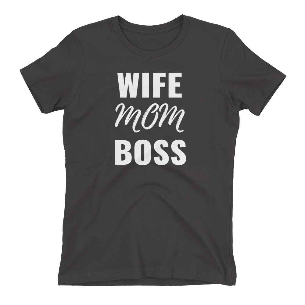 wife mum boss t shirt