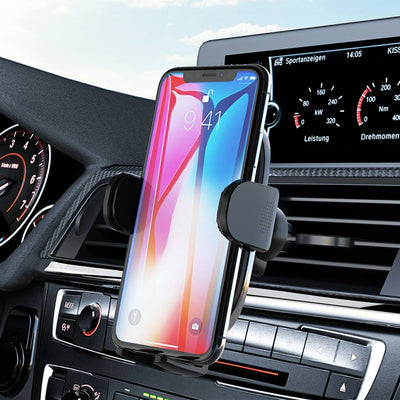 APPS2Car Car Phone Holder Mount, Vent Phone Mount for Car, Air Vent Cell  Phone Holder for Car with Adjustable Phone Vent Clip Compatible with  iPhone