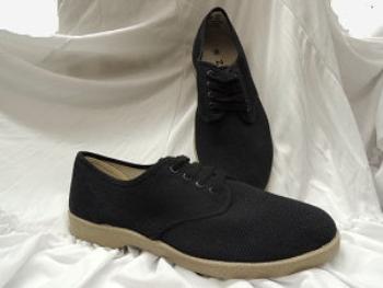 regel Open Metafoor Melbury -- Black Canvas Oxford -- Wide Width