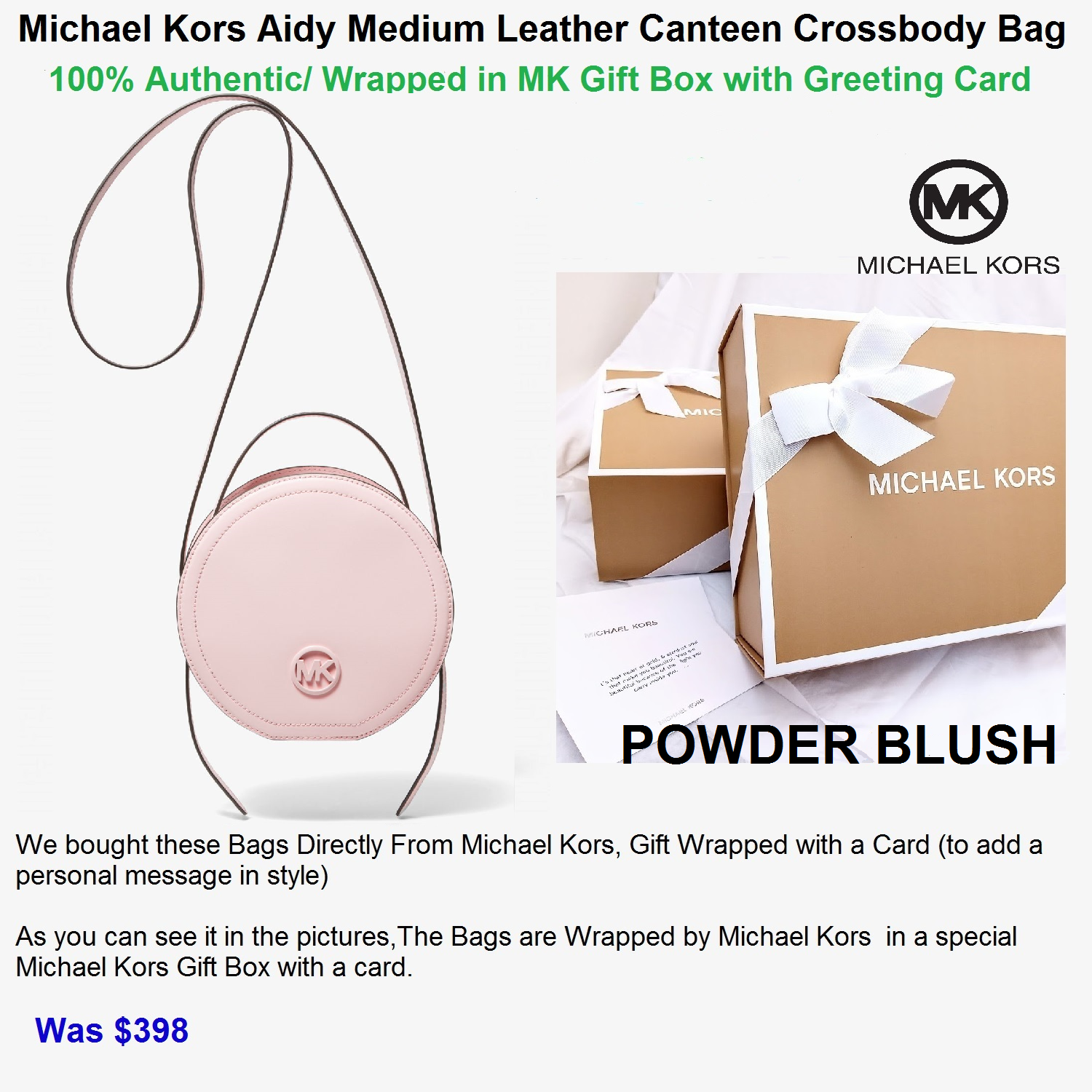 michael michael kors aidy medium leather canteen crossbody bag