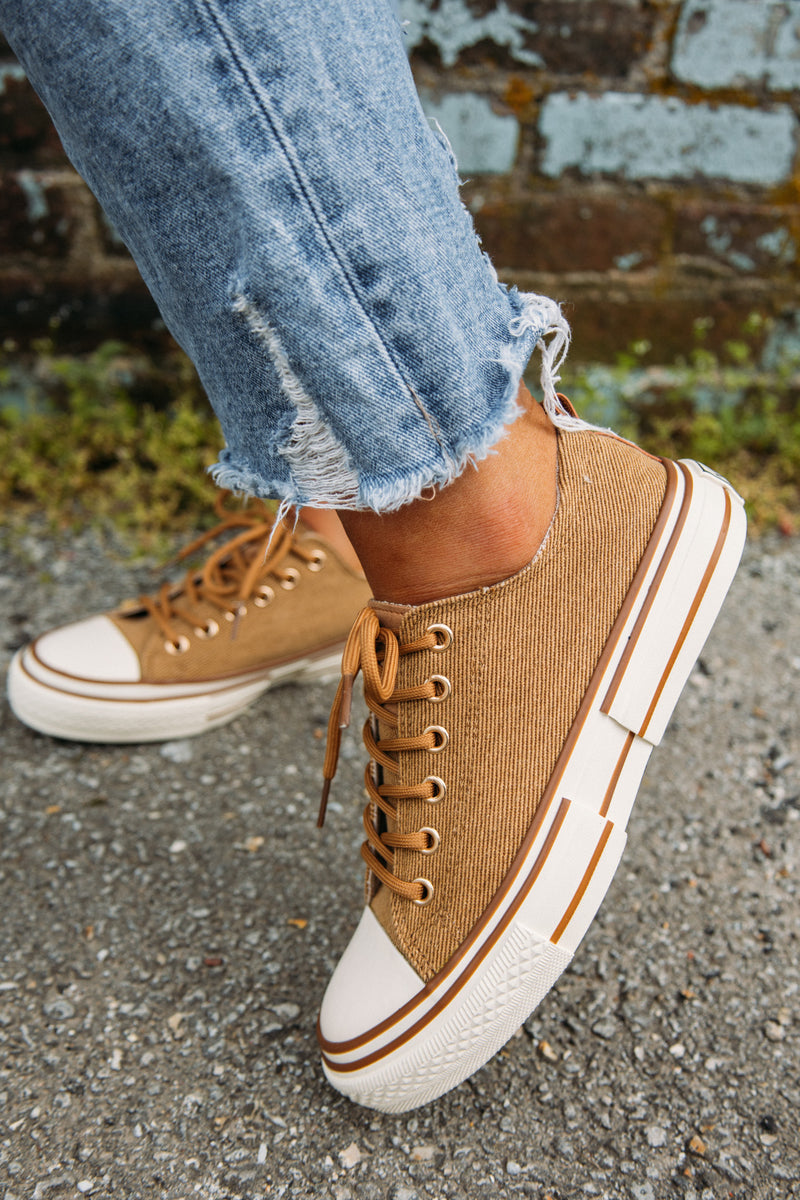 Driana Sneakers - Tan – Sincerely Yours
