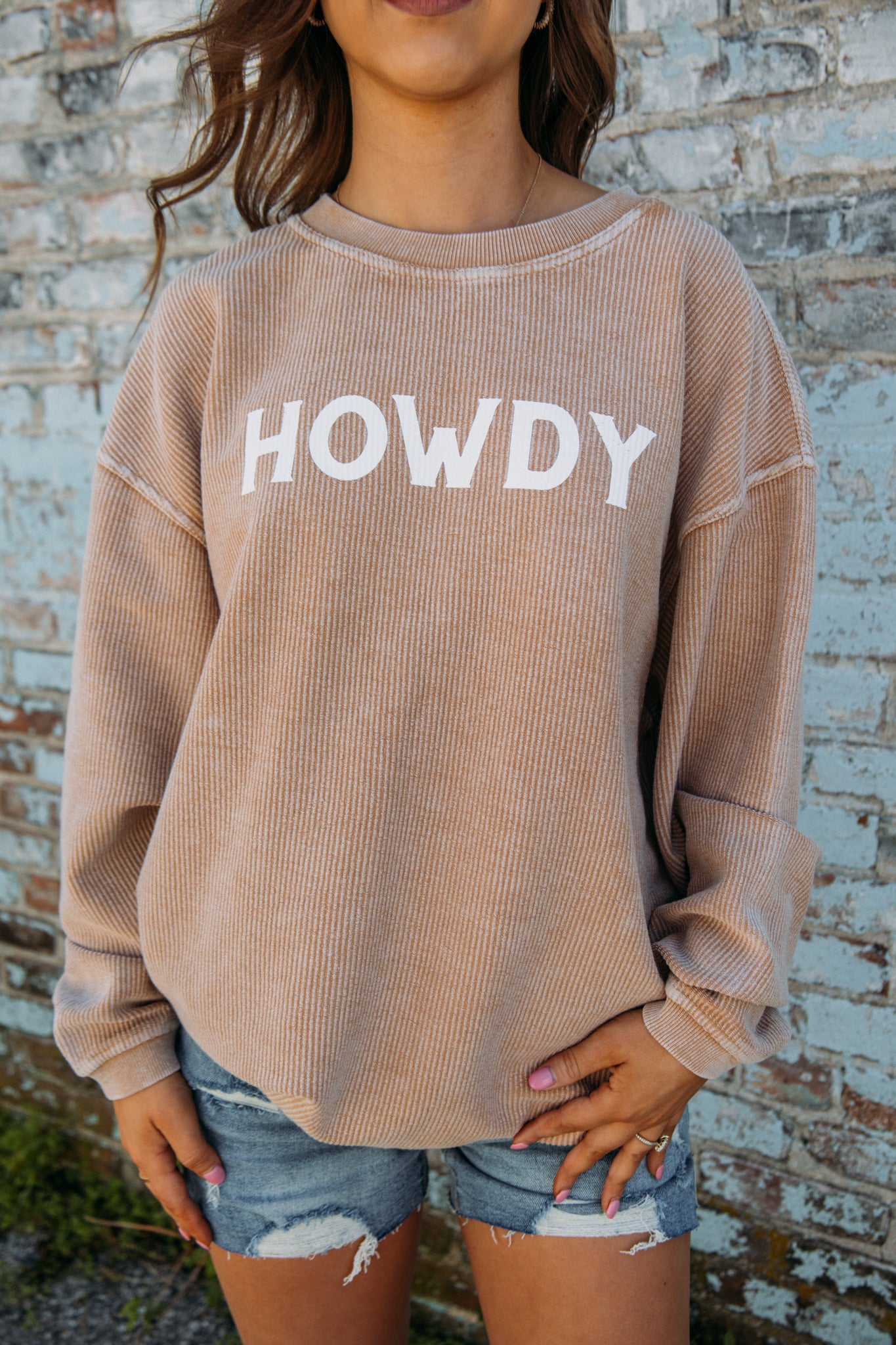 Howdy Corded Sweatshirt – Sincerely Yours