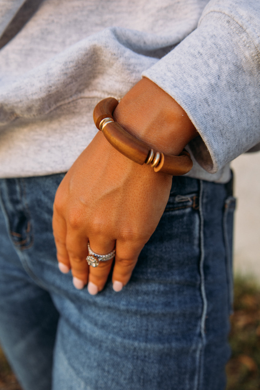 Skinny Candy Bracelet -Powder Blue