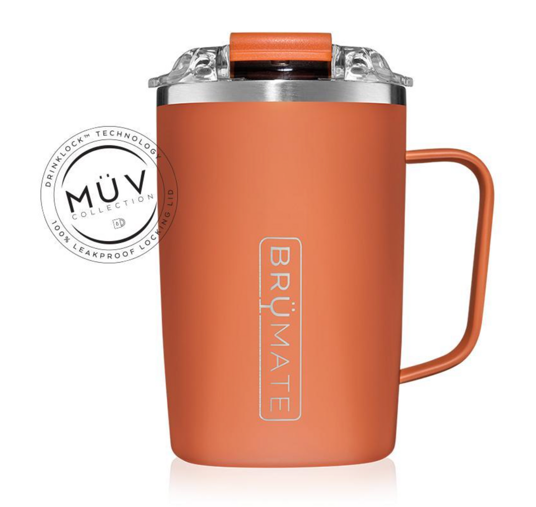 BruMate Toddy 16 oz Walnut BPA Free Vacuum Insulated Mug