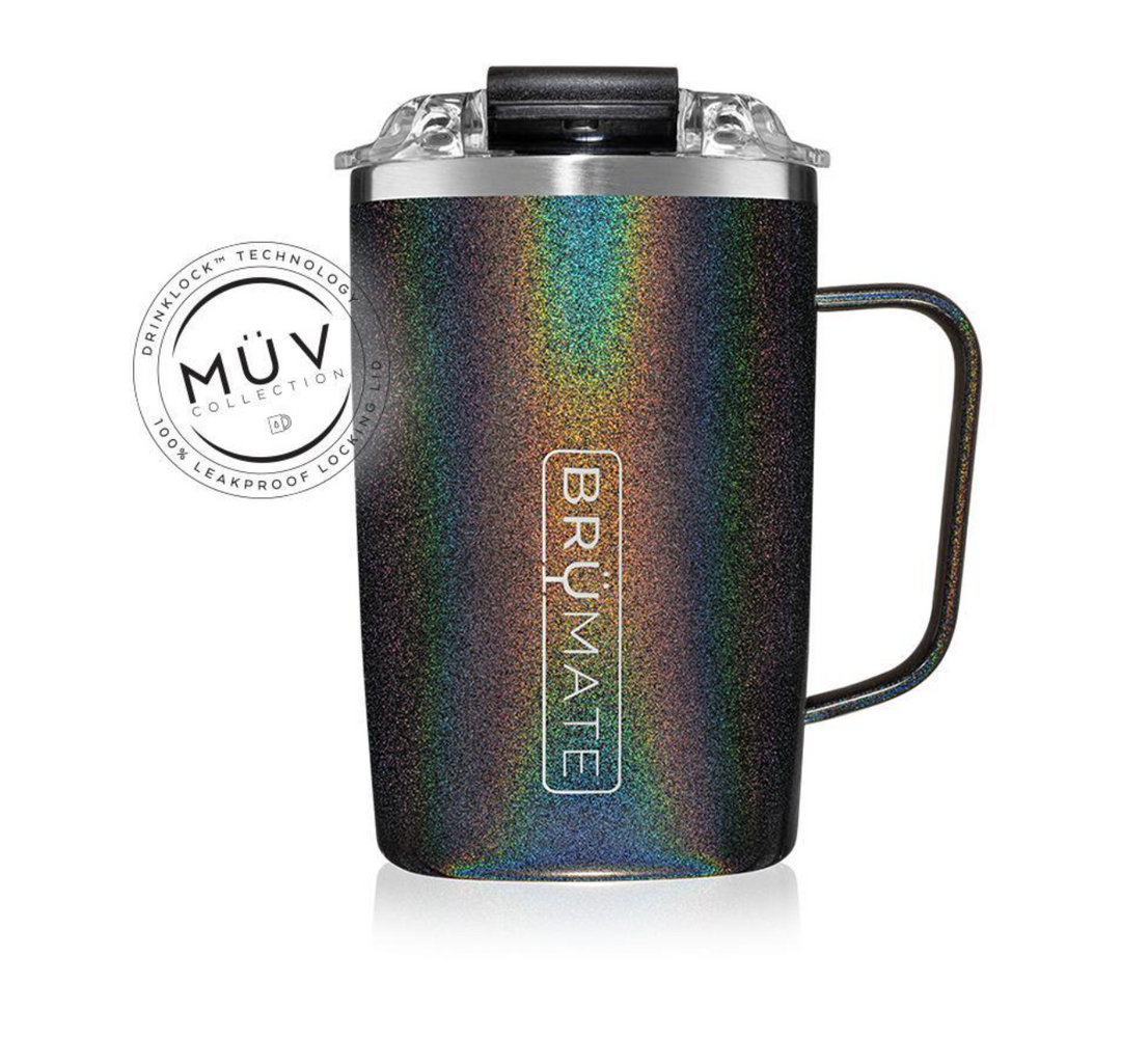 BrüMate Rocks Tumbler | Glitter White | 12oz