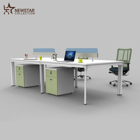 aluminium workstation desk