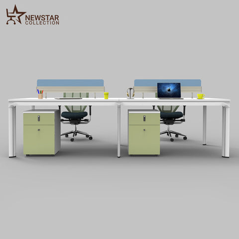 aluminium workstation desk