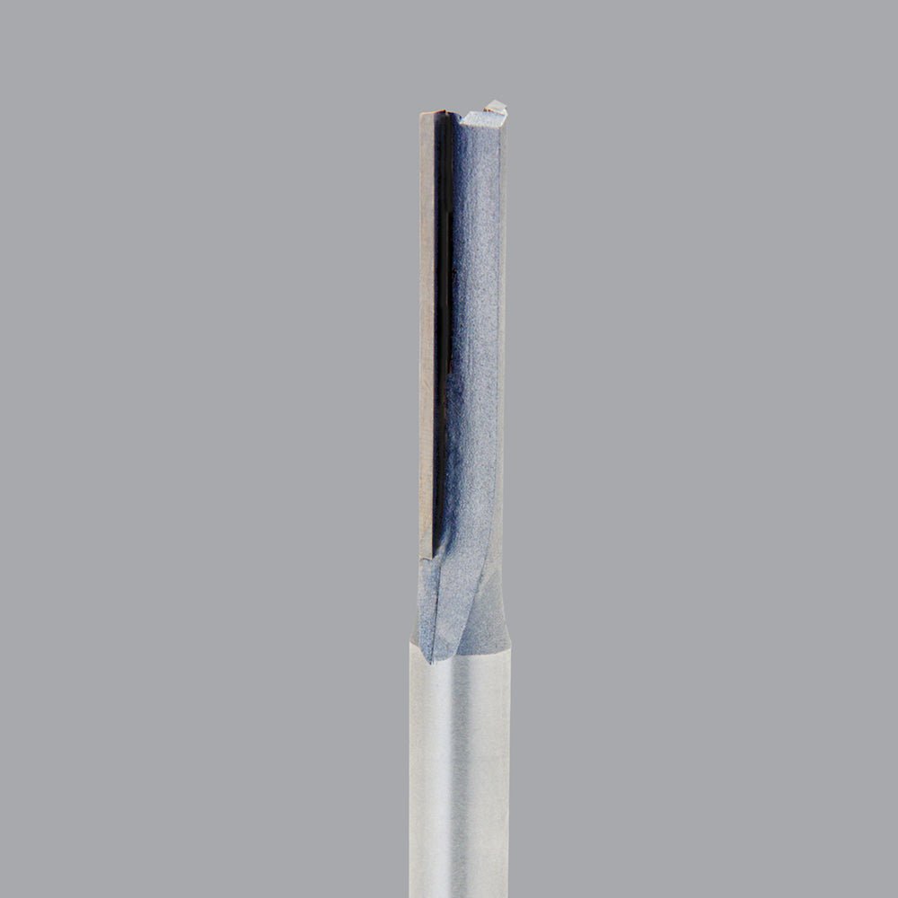 48-179, 0.25" Dia, 1" LOC, 0.25" Shank Dia, 3.25" OAL, Two Flute Router Bit