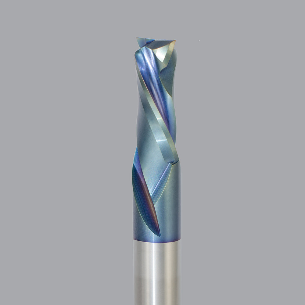 60-169PLR, 0.5" Dia, 1.125" LOC, 0.5" Shank Dia, 3" OAL, 2 Flute Polaris Compression Router Bit