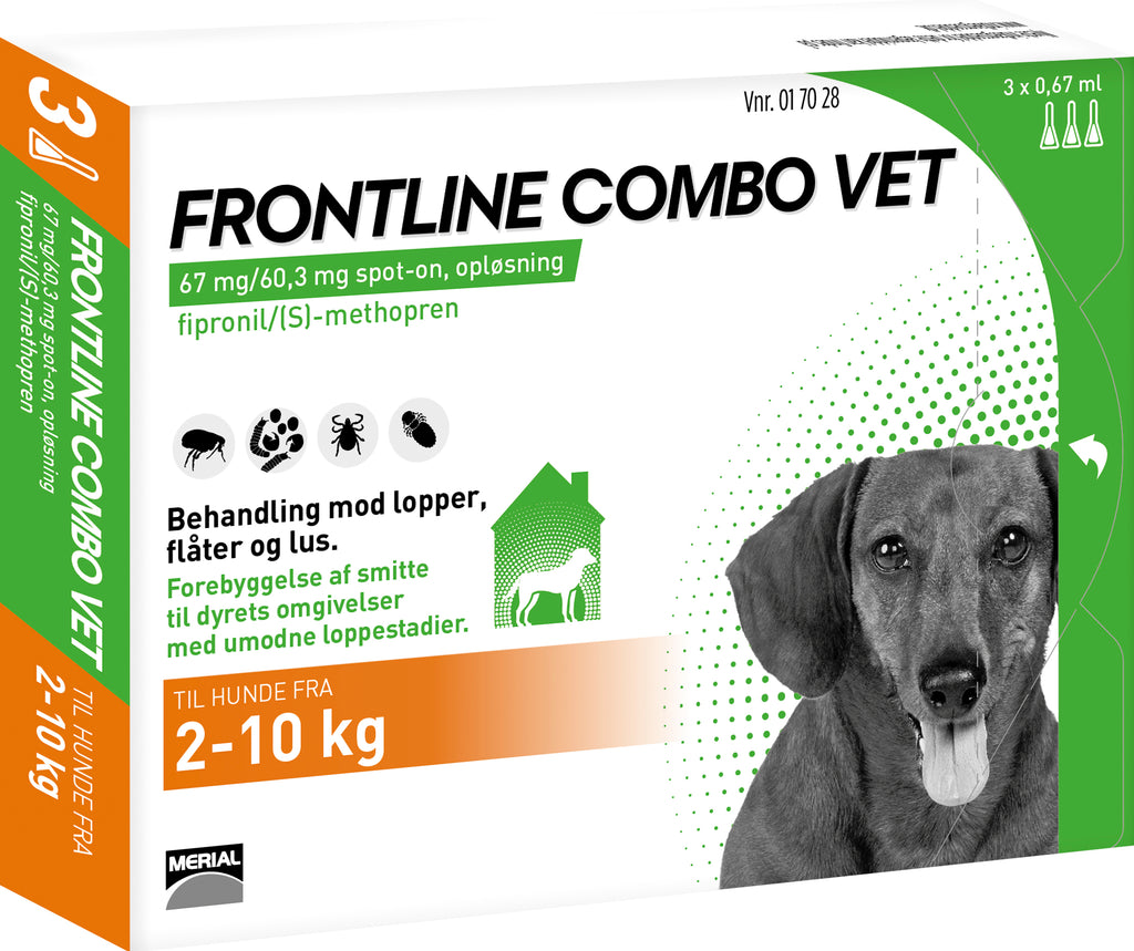 Svarende til petulance Samle Frontline Combo Vet - Til hund | Dyr i Centrum