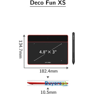 Xp-pen Deco Fun L Graphic Digital Tablet 10 Inch For Drawing Osu